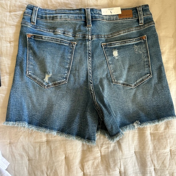 JUDY BLUE Cutoff Shorts - Picture 2 of 2
